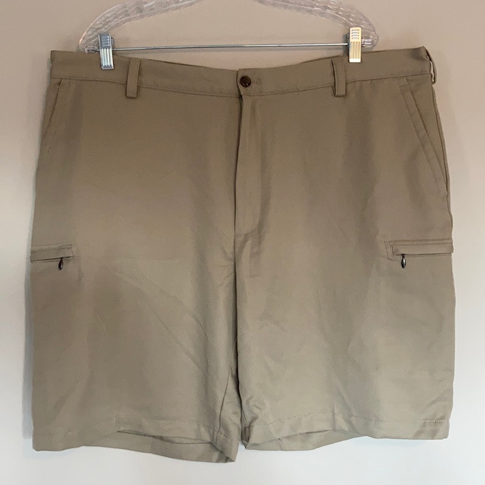 Tan 42 IZOD Golf Shorts